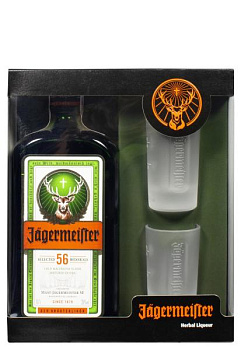 Лікер Jagermeister з чарками 0.7 л ликер jagermeister с рюмками 0.7 л