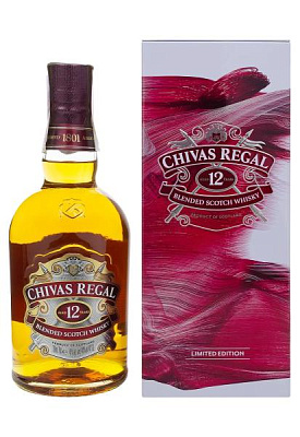 виски chivas regal 12 y.o. в тубусе 0.7 л