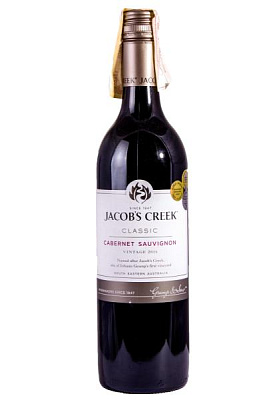 jacob's creek classic cabernet sauvignon сухое 0.75 л