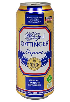 Пиво Oettinger Export 5,4% светлое ж/б 0.5 л пиво oettinger export 5,4% светлое ж/б 0.5 л