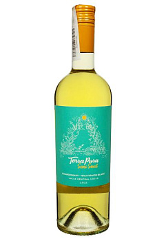 terra pura сhardonnay sauvignon blanc белое полусладкое 0.75 л