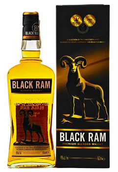 Віскі Black Ram в коробці 0.7 л виски black ram в коробке 0.7 л