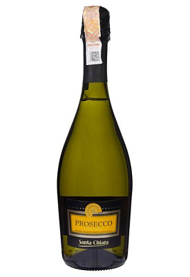 santa chiara prosecco extra dry белое сухое 0.75 л