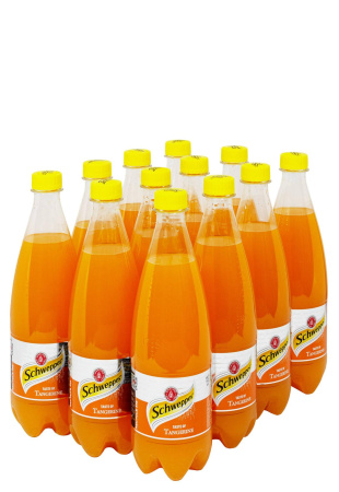Упаковка Напитка Schweppes Mandarin ( 0.75 л 12 шт ) 