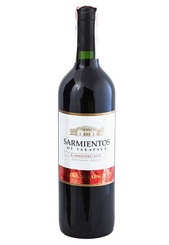 Carmenere Sarmientos de Tarapaca Червоне Сухе 0.75 л carmenere sarmientos de tarapaca красное сухое 0.75 л