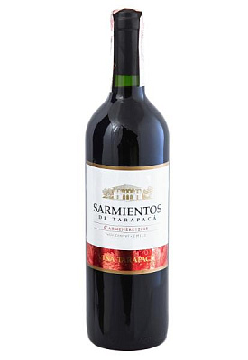 carmenere sarmientos de tarapaca красное сухое 0.75 л