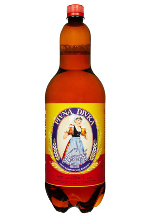 Пиво PIVNA DIVKA 4,9% светлое 2 л