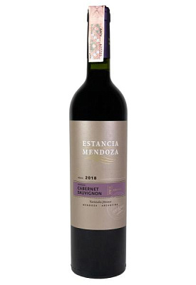 estancia mendoza cabernet sauvignon красное сухое 0.75 л