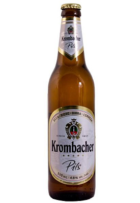 пиво krombacher pils 4,8% светлое 0.5 л