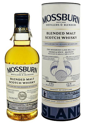 виски mossburn island blended malt scotch 0.7 л