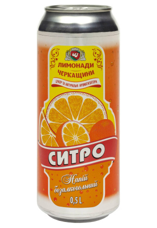 Черкасские Лимонады Ситро ж/б 0.5 л