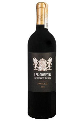 les griffons de pichon baron aoc pauilac красное сухое 0.75л