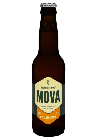 Пиво Pilsner MOVA светлое 0.33 л 
