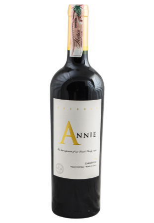 Annie Carmenere Reserva Красное Сухое 0.75 л