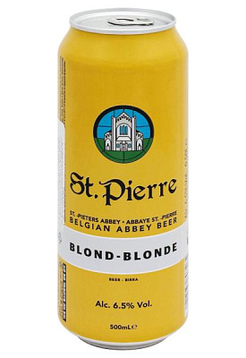 пиво st.pierre blonde ж/б 0.5 л 