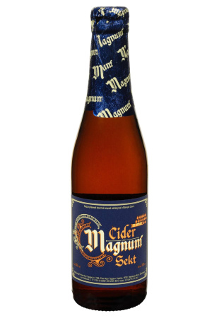 Сидр Magnum Sekt купаж игристый креп.полусухой 8% 0.33 л