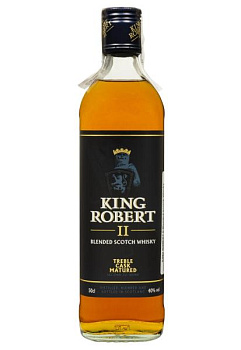 Виски King Robert II Blended Scotch 0.5 л виски king robert ii blended scotch 0.5 л