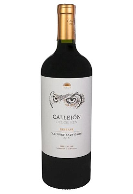 callejon del crimen cabernet sauvignon reserva сухое 0.75 л