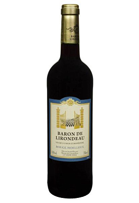 baron de lirondeau красное полусладкое 0.75 л