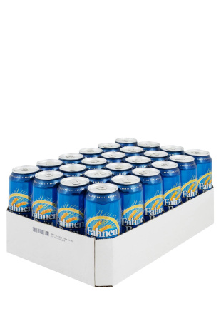 Упаковка Пиво Fahnen Brau ( 4,7% светлое ж/б 0.5 л 24 шт ) 