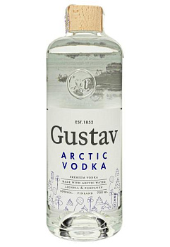 Горілка Gustav 0.7 л водка gustav 0.7 л