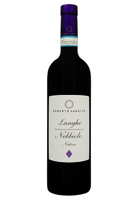 roberto sarotto langhe nebbiolo 2022 doc красное сухое 0.75 л 