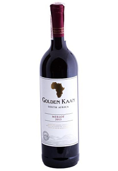 KWV SA Golden Kaan Merlot Червоне Напівсухе 0.75 л kwv sa golden kaan merlot красное полусухое 0.75 л