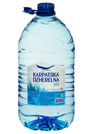 Вода Карпатська Джерельна негаз 6 л
