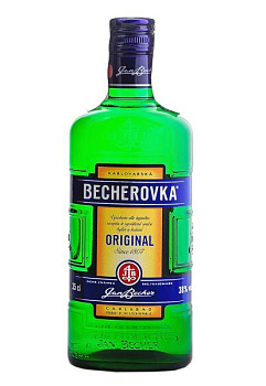 Лікерна настоянка Becherovka 0.35 л ликёрная настойка becherovka 0.35 л