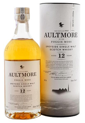 виски aultmore 12 y.o. в тубусе 0.7 л
