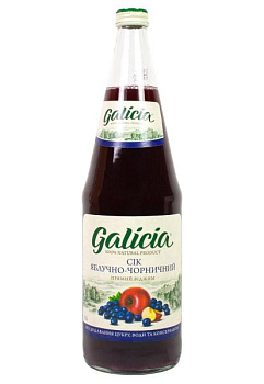 Сок Galicia Яблочно-Черничный (стекло) 1 л сок galicia яблочно-черничный (стекло) 1 л
