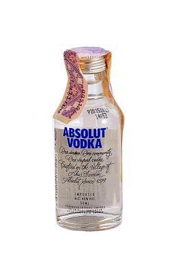 водка absolut 0.05 л