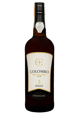 colombo madeira medium dry reserve 5 yo крепленое белое полусухое 0.75 л 