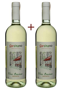 Набор вина Sarsitano Vino Bianco Amabile Белое Полусладкое 0.75 (набор 2 х 0.75 л) набор вина sarsitano vino bianco amabile белое полусладкое 0.75 (набор 2 х 0.75 л)