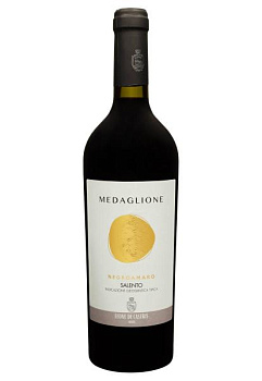 Medaglione Negroamaro Salento Червоне Сухе 0.75 л medaglione negroamaro salento красное сухое 0.75 л