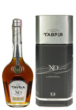 Коньяк Таврия Каховка Люкс  X.O. в коробке 0.5 л
