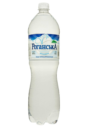 Вода артезианская Роганська природная негаз 1.5 л