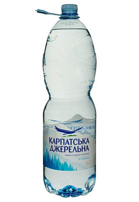 вода карпатська джерельна негаз 2 л