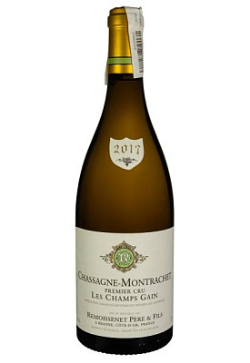 chassagne montrachet 1er cru les champs gain aoc белое сухое 0.75л