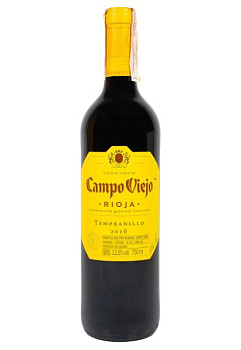 Campo Viejo Rioja Tempranillo Червоне Сухе 0.75 л campo viejo rioja tempranillo красное сухое 0.75 л