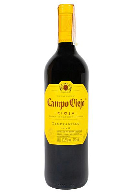 campo viejo rioja tempranillo красное сухое 0.75 л