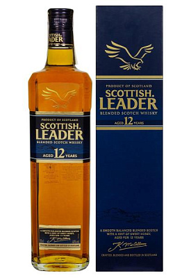 виски scottish leader 12 y.o. 0.7 л