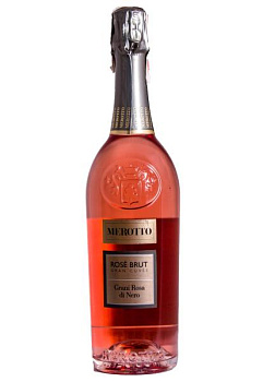 Merotto Grani Rosa di Nero Gran Cuvee Rose Brut 0.75 л merotto grani rosa di nero gran cuvee rose brut 0.75 л
