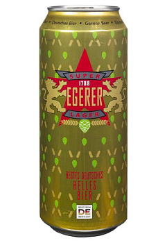 Пиво Super Egerer Lager 4,9% светлое ж/б 0.5 л пиво super egerer lager 4,9% светлое ж/б 0.5 л