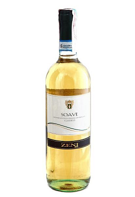 zeni soave classico белое сухое 0.75 л