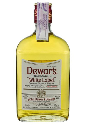 виски dewar's white label 0.375 л