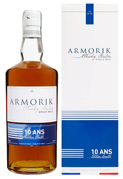 Виски Armorik 10 Ans Single Malt в коробке 0.7 л