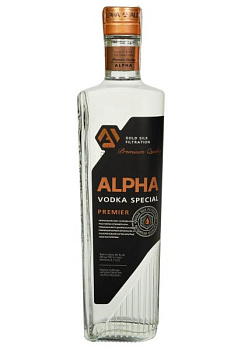Горілка Alpha Premier 0.7 л водка alpha premier 0.7 л
