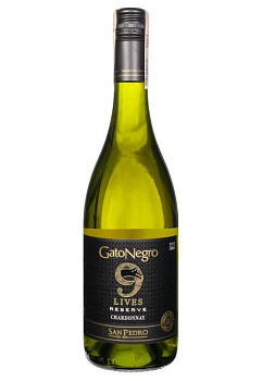 Gato Negro 9 Lives Chardonnay Reserve Белое Сухое 0.75 л gato negro 9 lives chardonnay reserve белое сухое 0.75 л