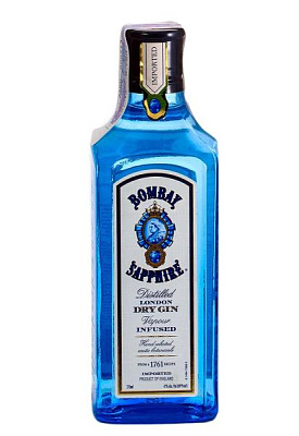 джин bombay sapphire 0.375 л